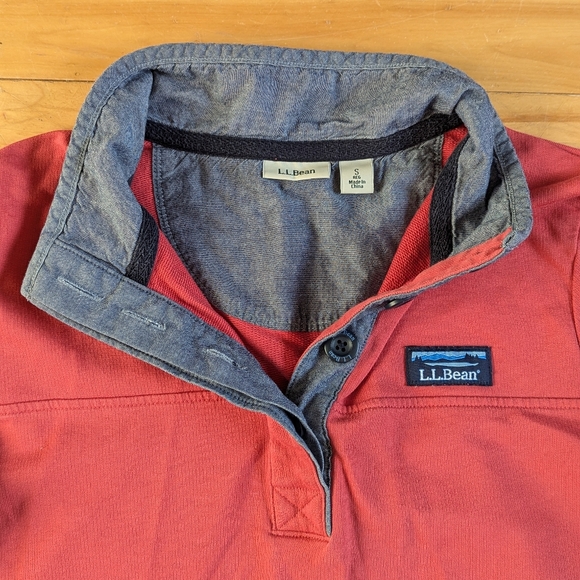 L.L. Bean 100% cotton rugby polo, women's small - Picture 2 of 4